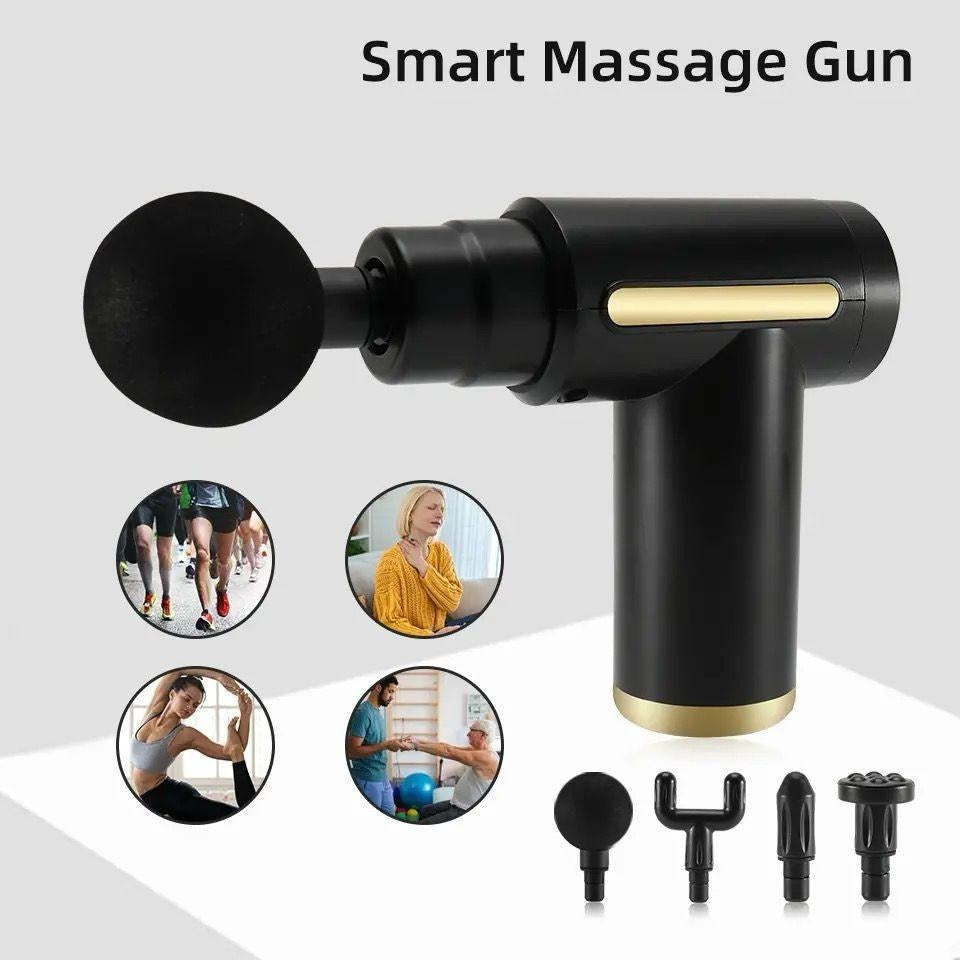 🔥 MusclePro 4-in-1 Deep Tissue Massage Gun