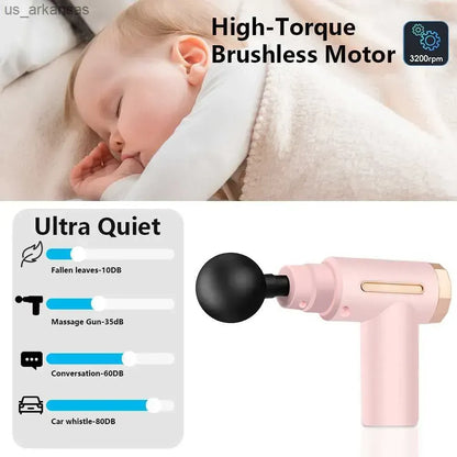 🔥 MusclePro 4-in-1 Deep Tissue Massage Gun