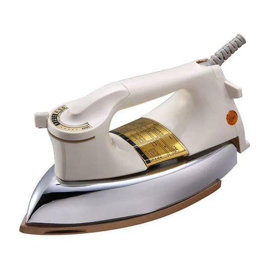 Electric Dry Iron | Non-Stick Soleplate Iron for Fast & Easy Clothes Ironing