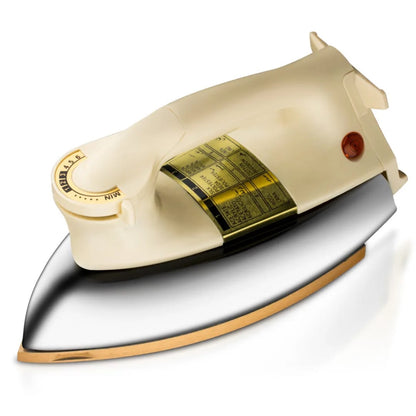 Electric Dry Iron | Non-Stick Soleplate Iron for Fast & Easy Clothes Ironing