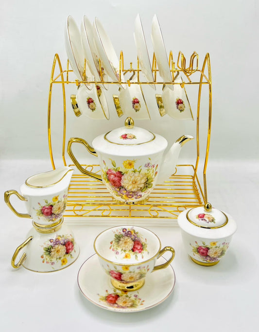 Original Ceramic Tea Set | Premium Tea Cup Set (Available in 3 Elegant Designs)