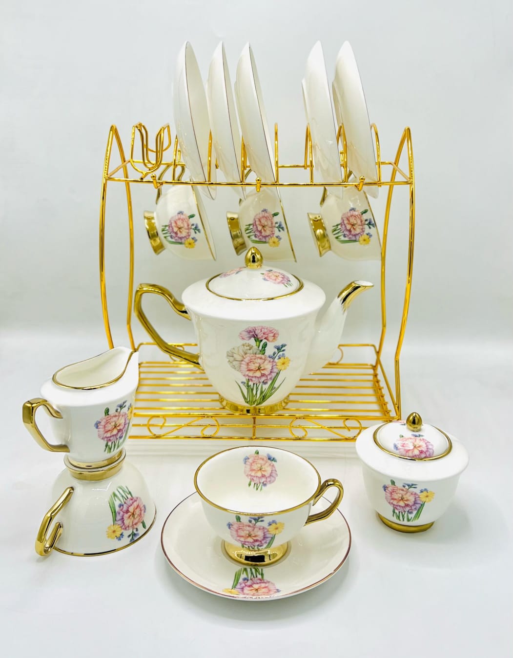 Original Ceramic Tea Set | Premium Tea Cup Set (Available in 3 Elegant Designs)