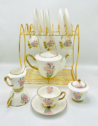 Original Ceramic Tea Set | Premium Tea Cup Set (Available in 3 Elegant Designs)