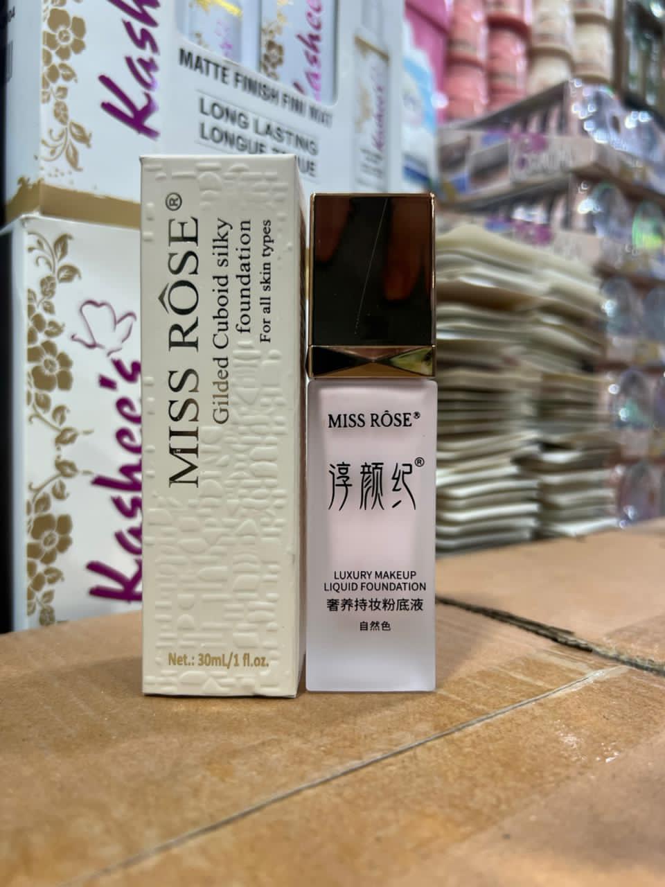 Miss Rose Makeup Foundation – Long-Lasting Full Coverage Liquid Foundation