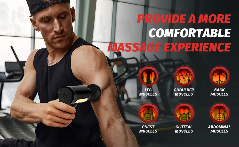 🔥 MusclePro 4-in-1 Deep Tissue Massage Gun